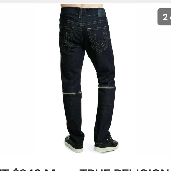 True Religion Convertible Jeans Slim fit Rocco 38 - Picture 2 of 8